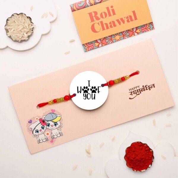 I Woof You Pet Rakhi